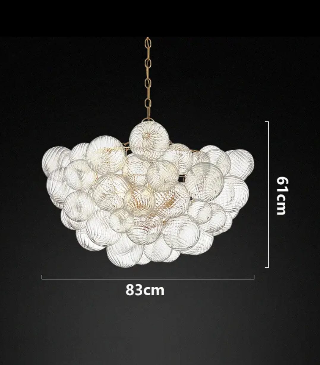 NYRA Bubble Chandelier