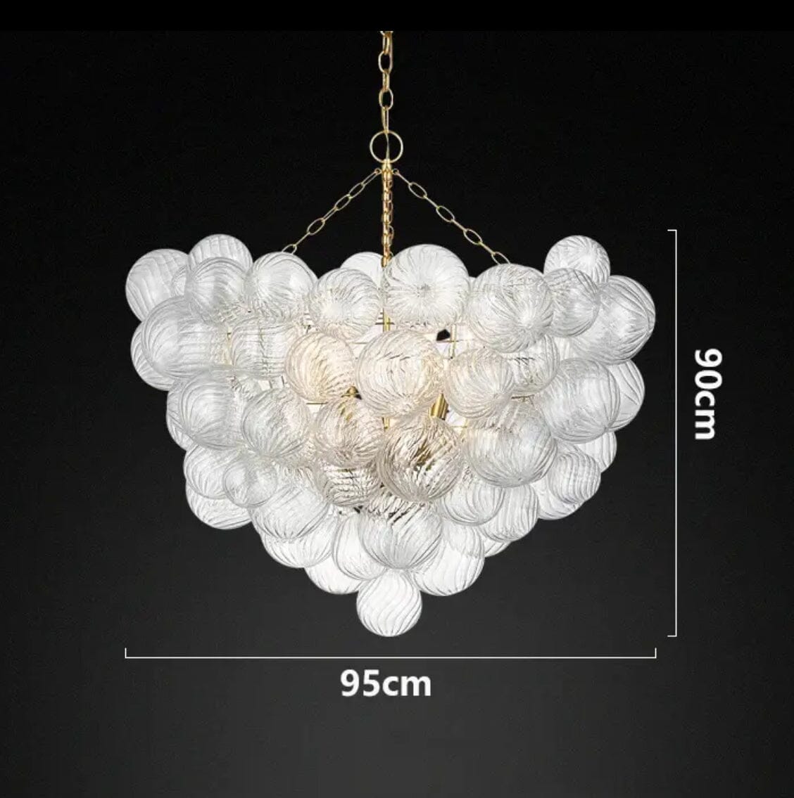 NYRA Bubble Chandelier