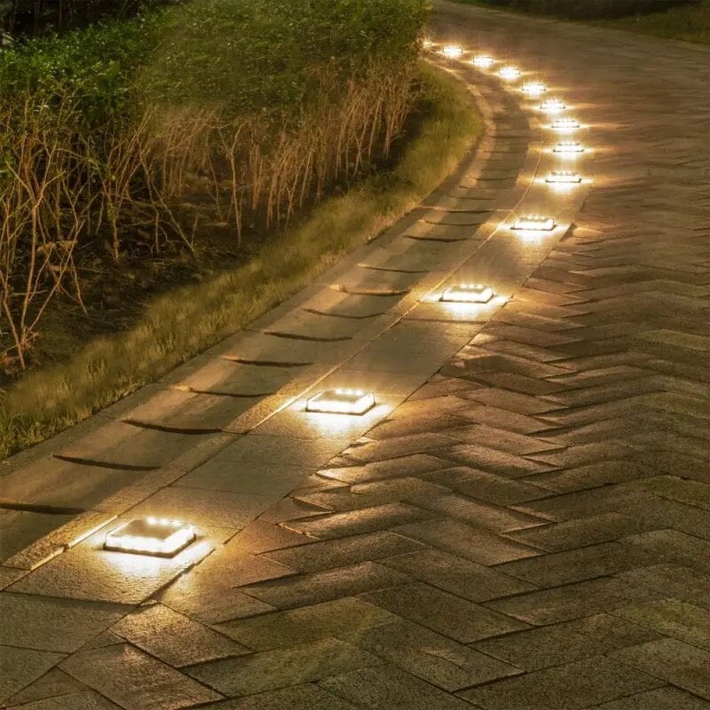 Solar LED Square floor Lights