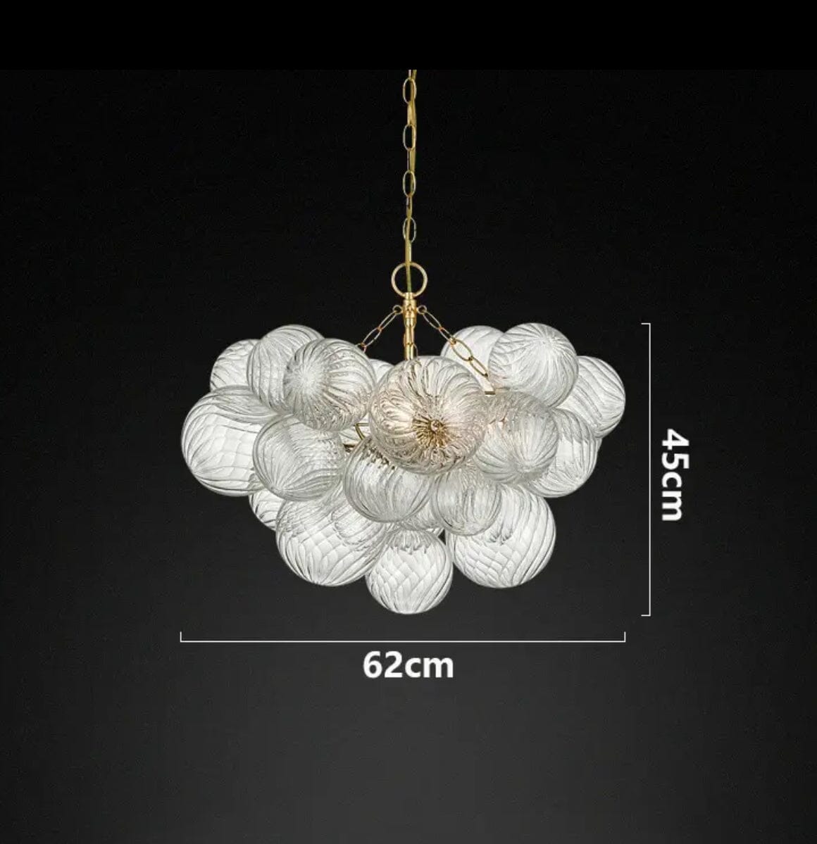 NYRA Bubble Chandelier