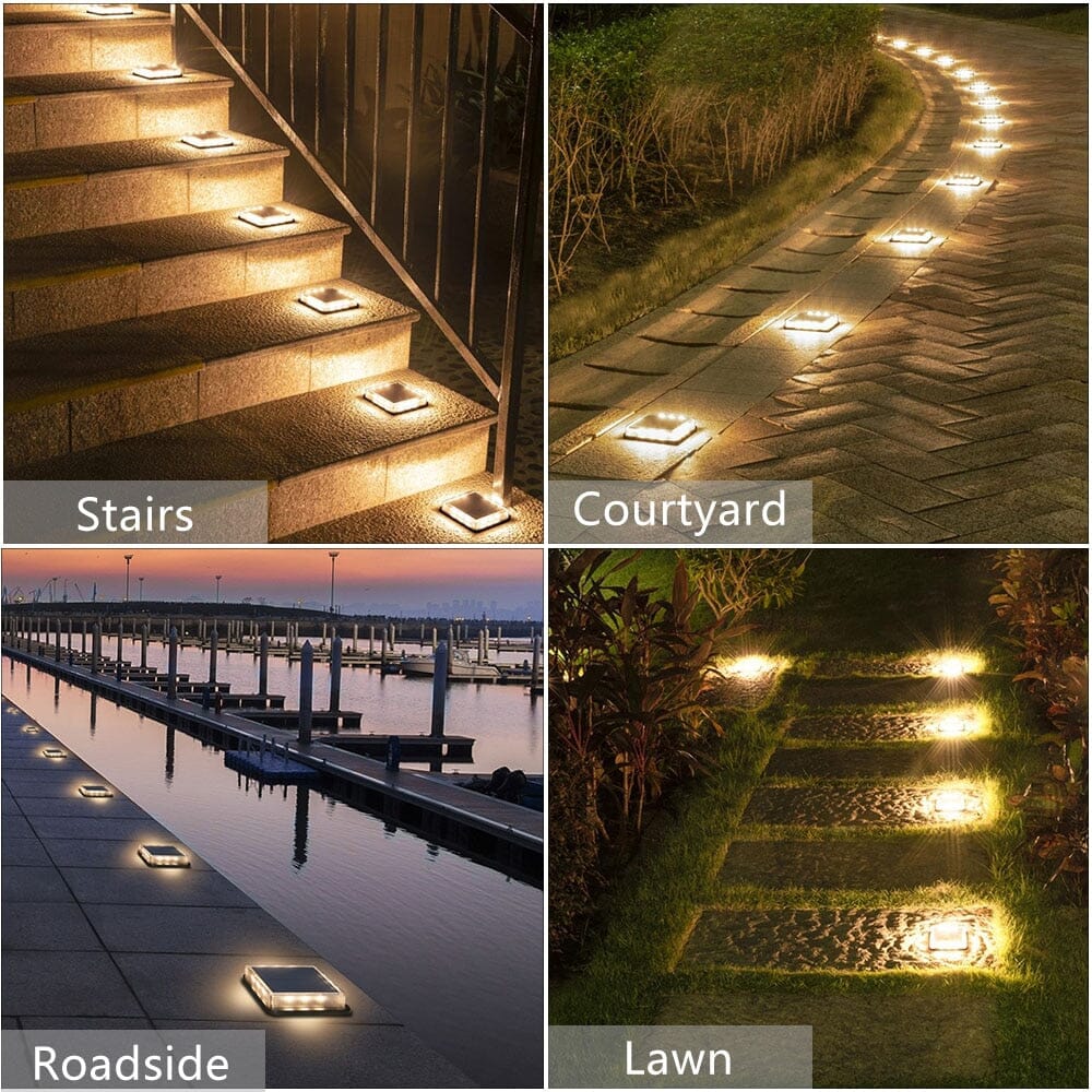 Solar LED Square floor Lights