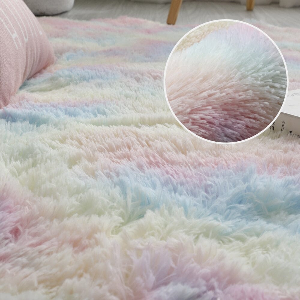 Square Fur Rug