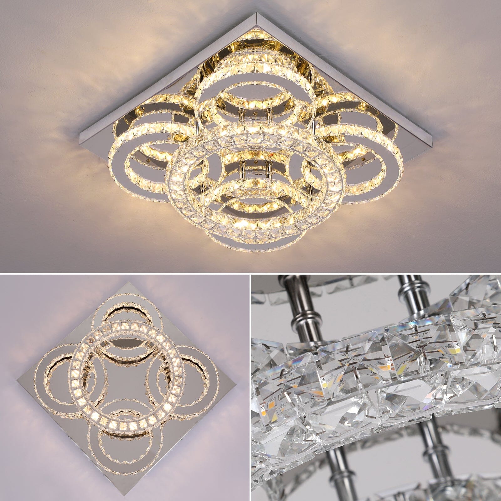 Nina 5 Ring Chandelier