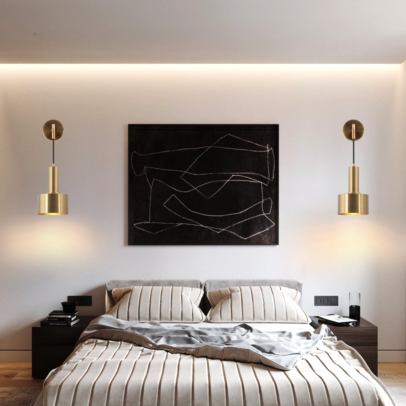 Alma Gold Wall Lamp