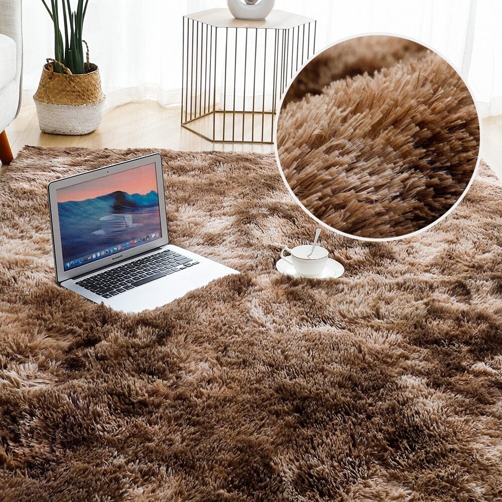 Square Fur Rug