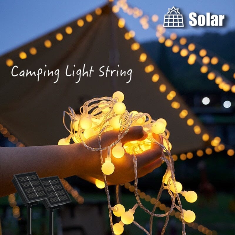 LED Round Solar Fairy Lights