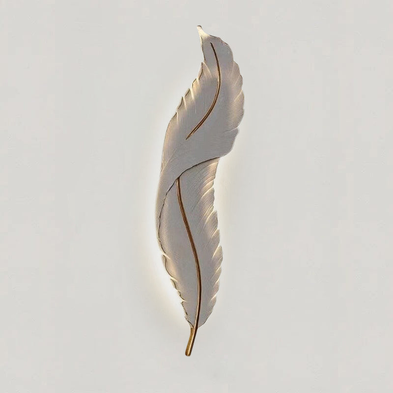 Nordic LED Feather Wall Lamp