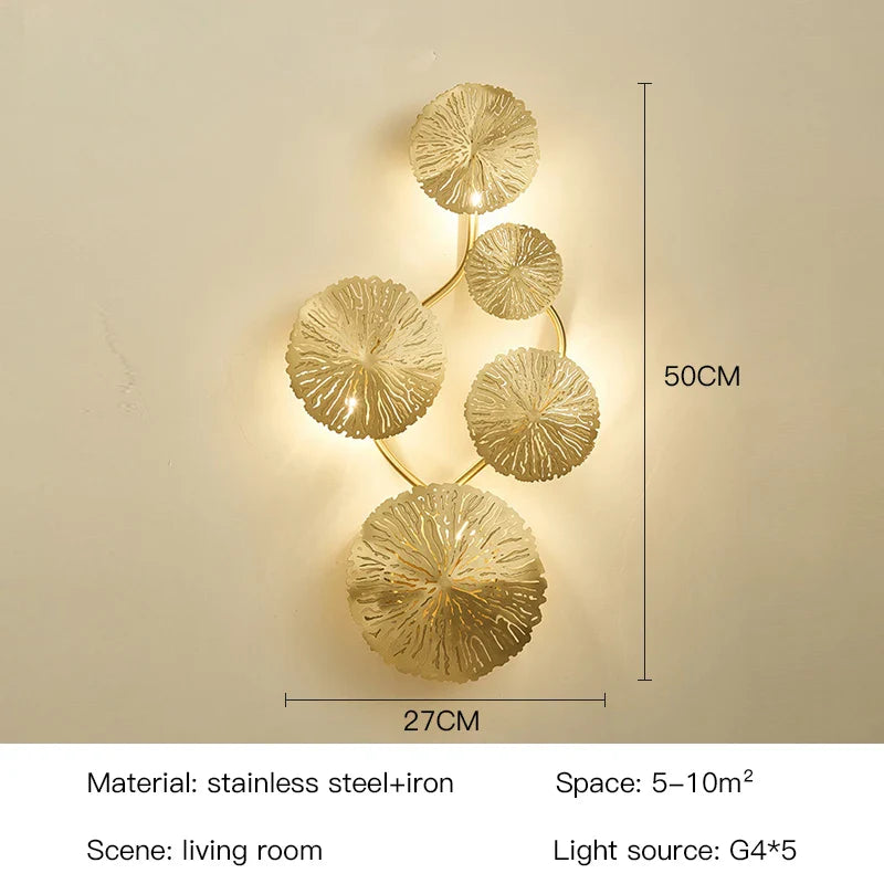 NYRA Leaf Modern Wall Lamp