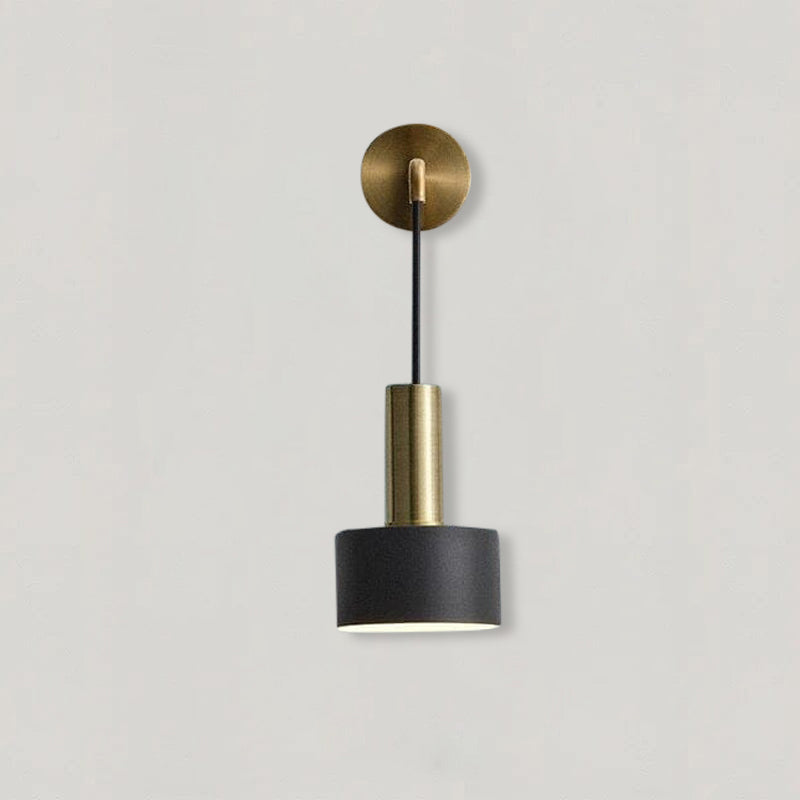 Modern Black And Gold Sconce