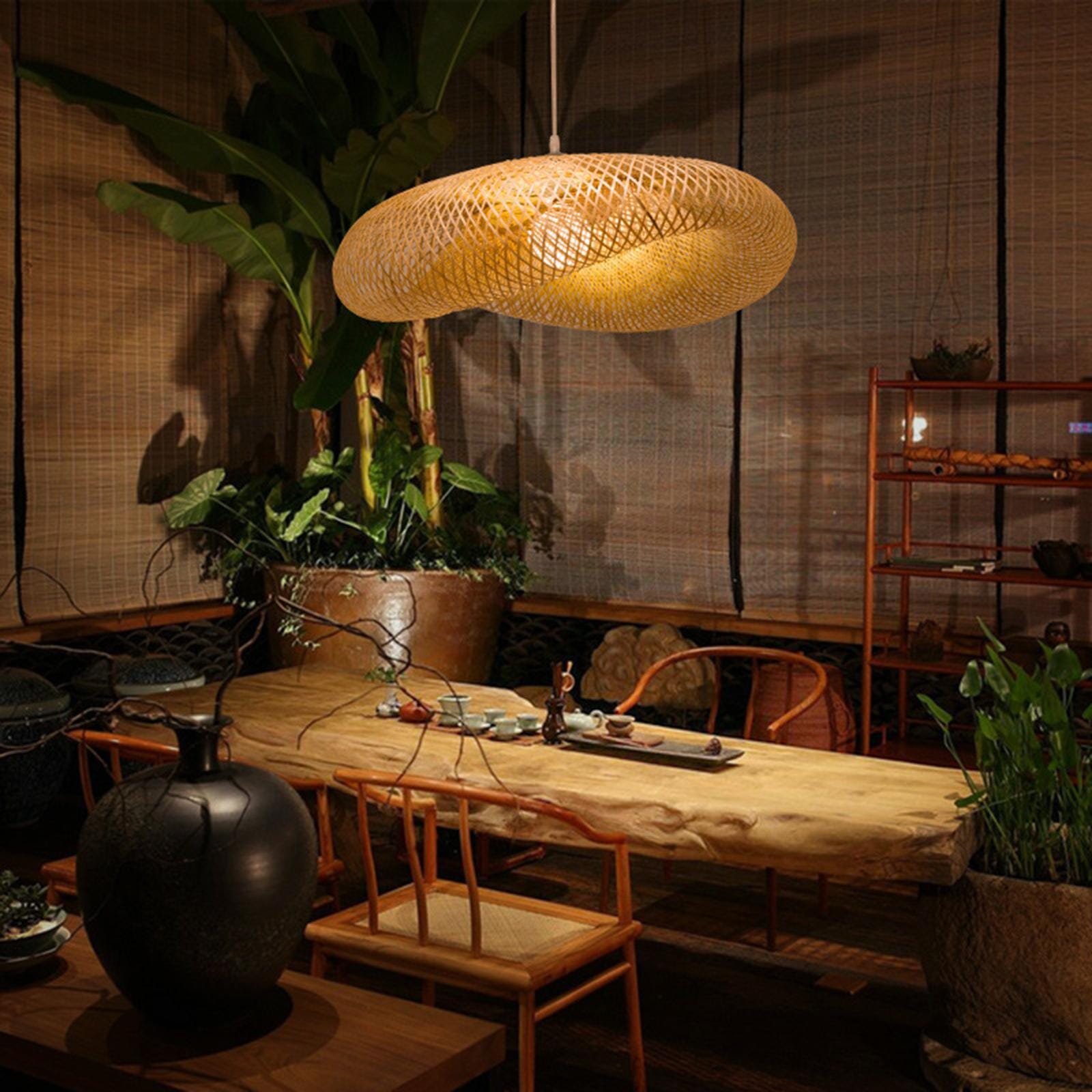 NYRA Bamboo Weaving Lamp