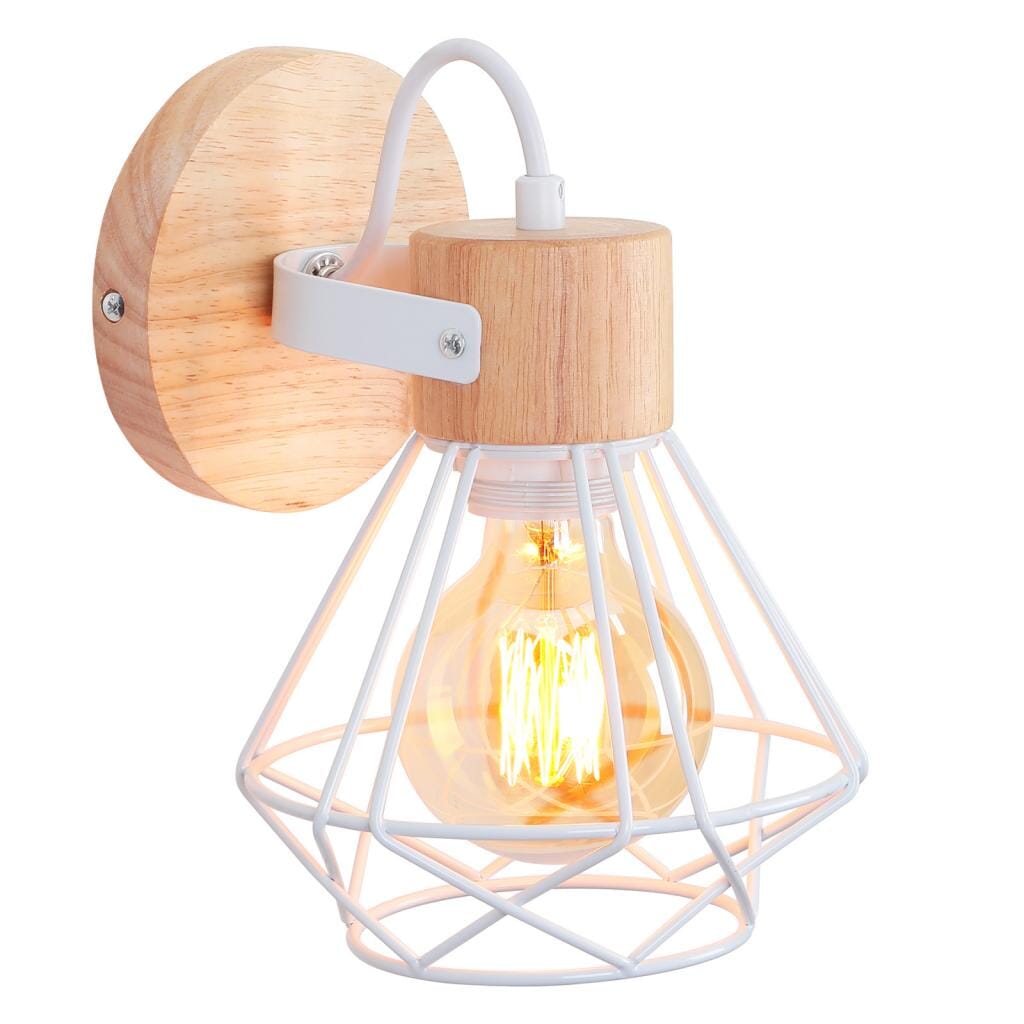 Nordic Vintage Wood Lights