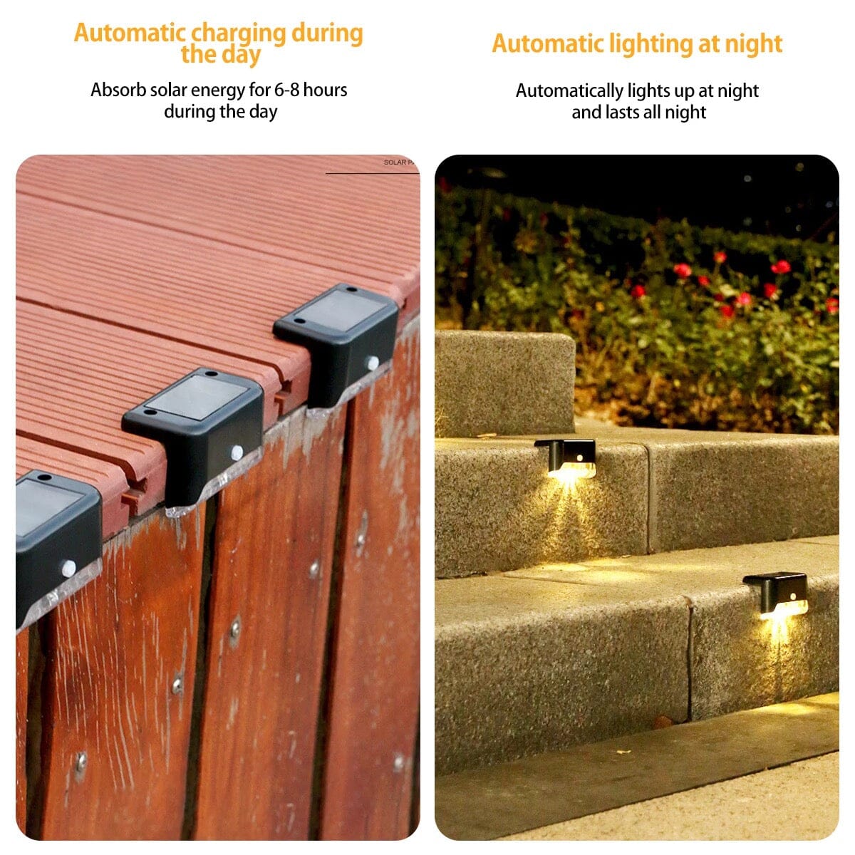 LED Solar Staircase Lights