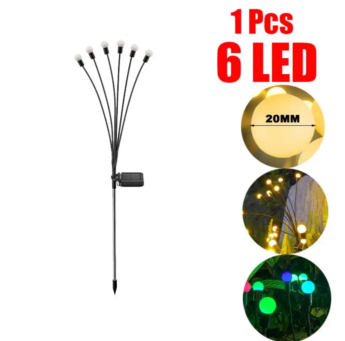 Solar LED Firefly Garden lights