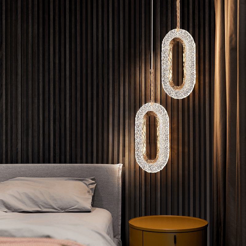 Modern Led Oval Pendant Light