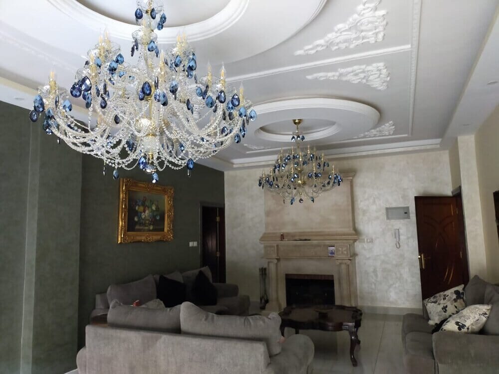 Ocean Crystal Chandelier