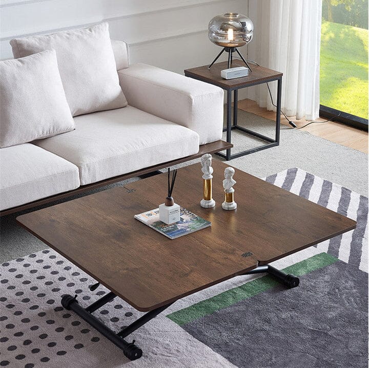 2-In-1 Multifunctional Coffee Table and Dining Table